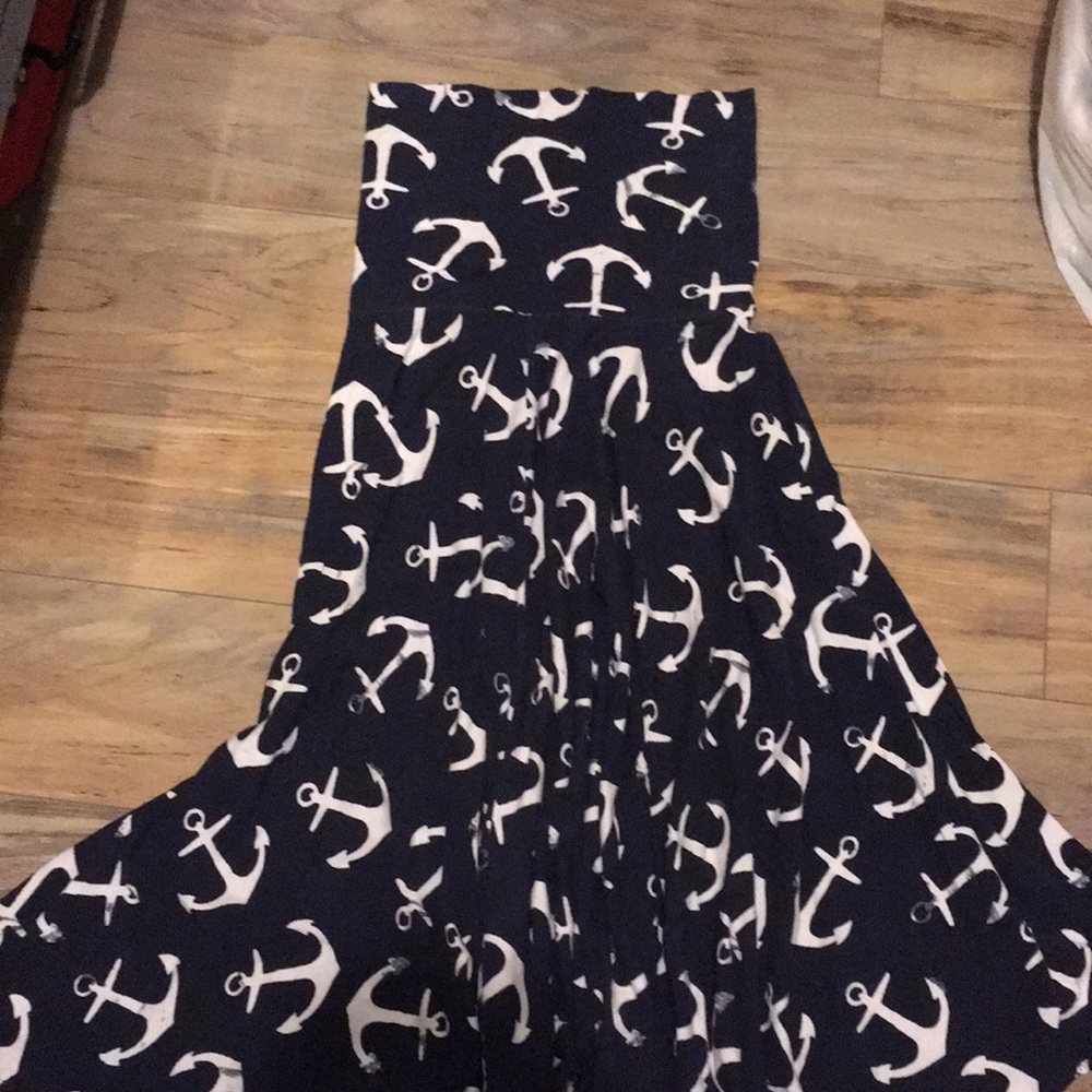 JCrew Anchor skirt/tube top dress